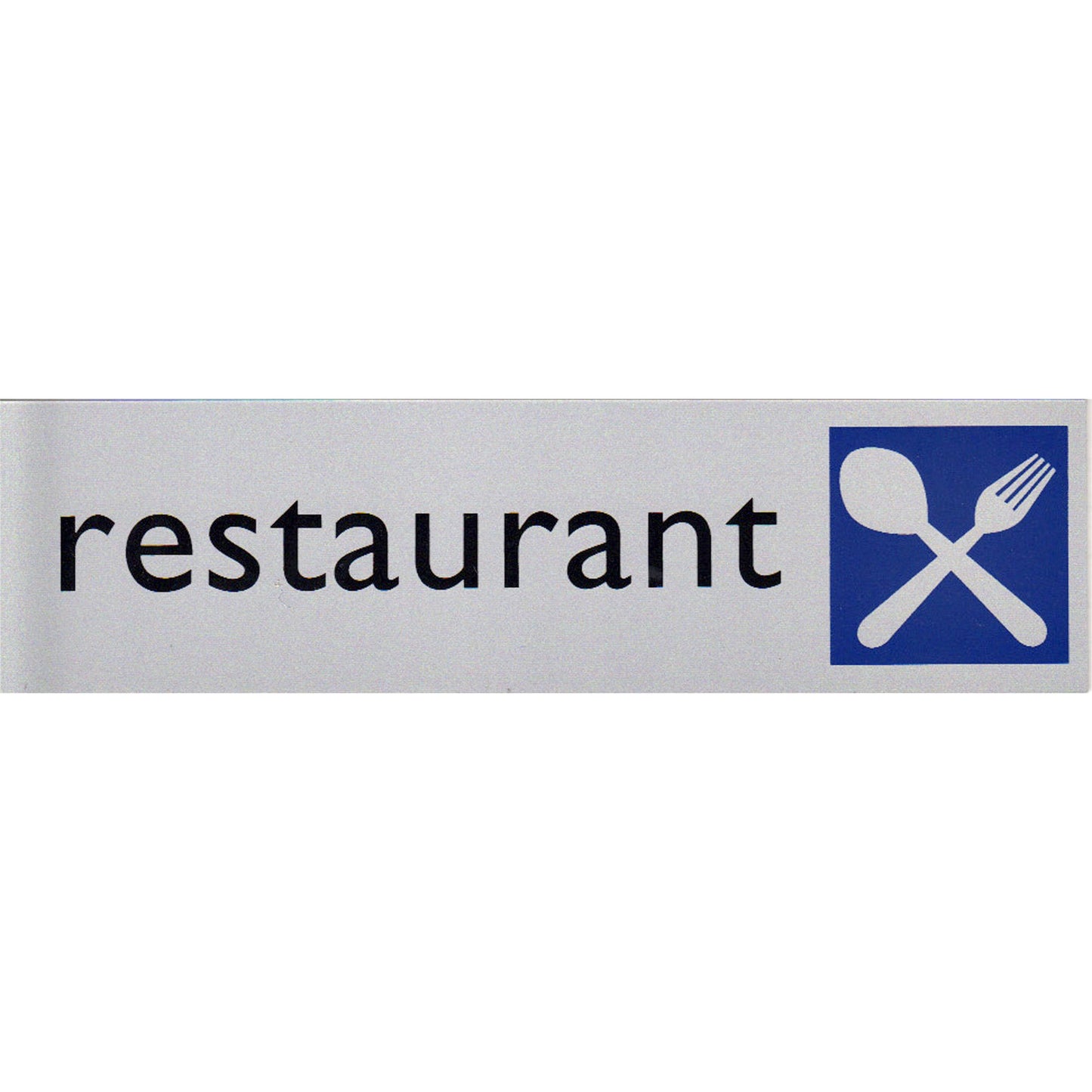 Posta -  Infobord pictogram restaurant 165x44mm