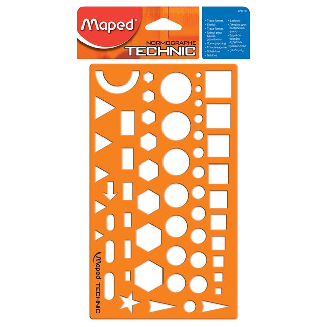 Maped - modèle de différentes figures, sur blister