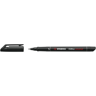 Stabilo -  OHPen, permanent marker, superfine 0.4 mm, zwart, per stuk