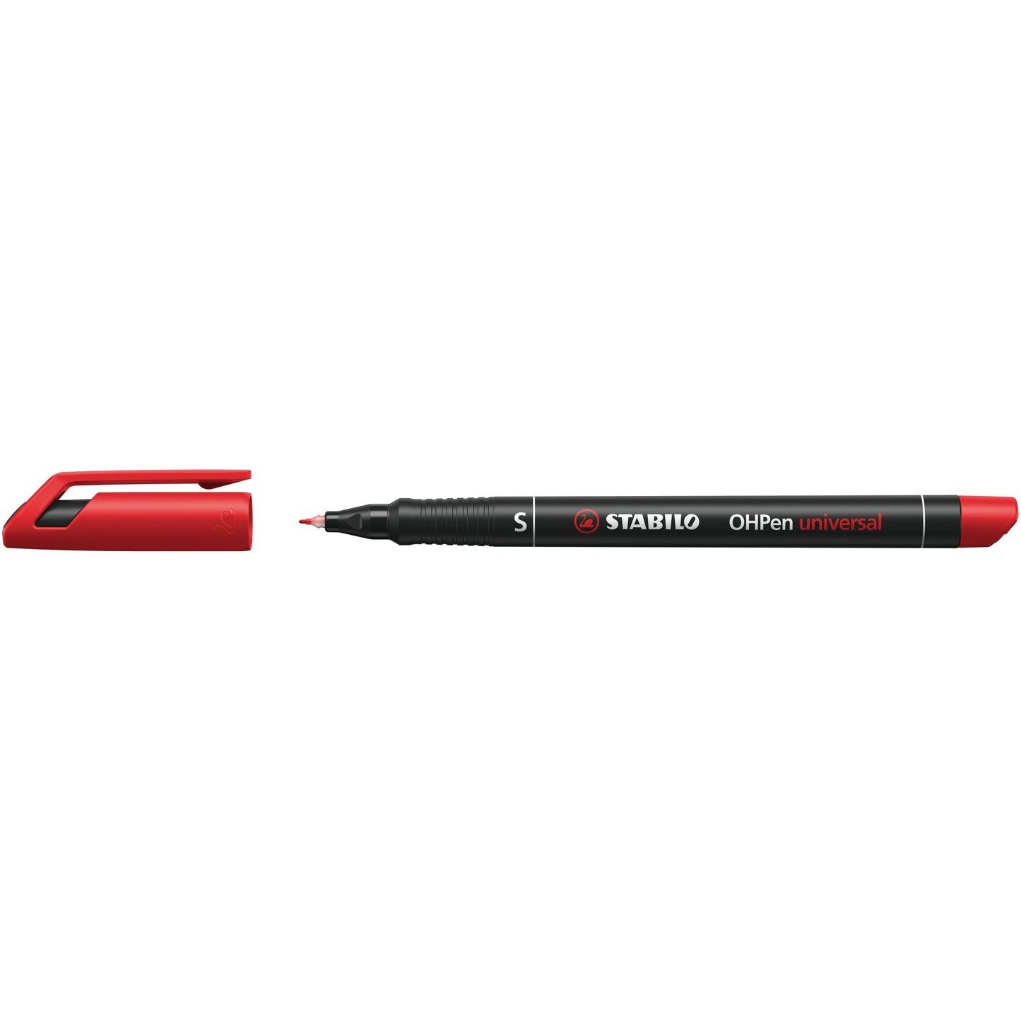 Stabilo -  OHPen, permanent marker, superfine 0.4 mm, rood, per stuk | 10 stuks
