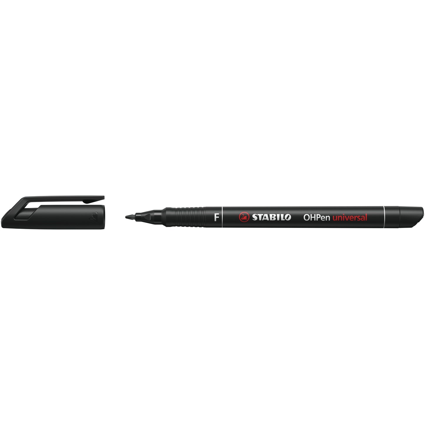 Stabilo -  OHPen, permanent marker, fine 0.7 mm, zwart, per stuk | 10 stuks