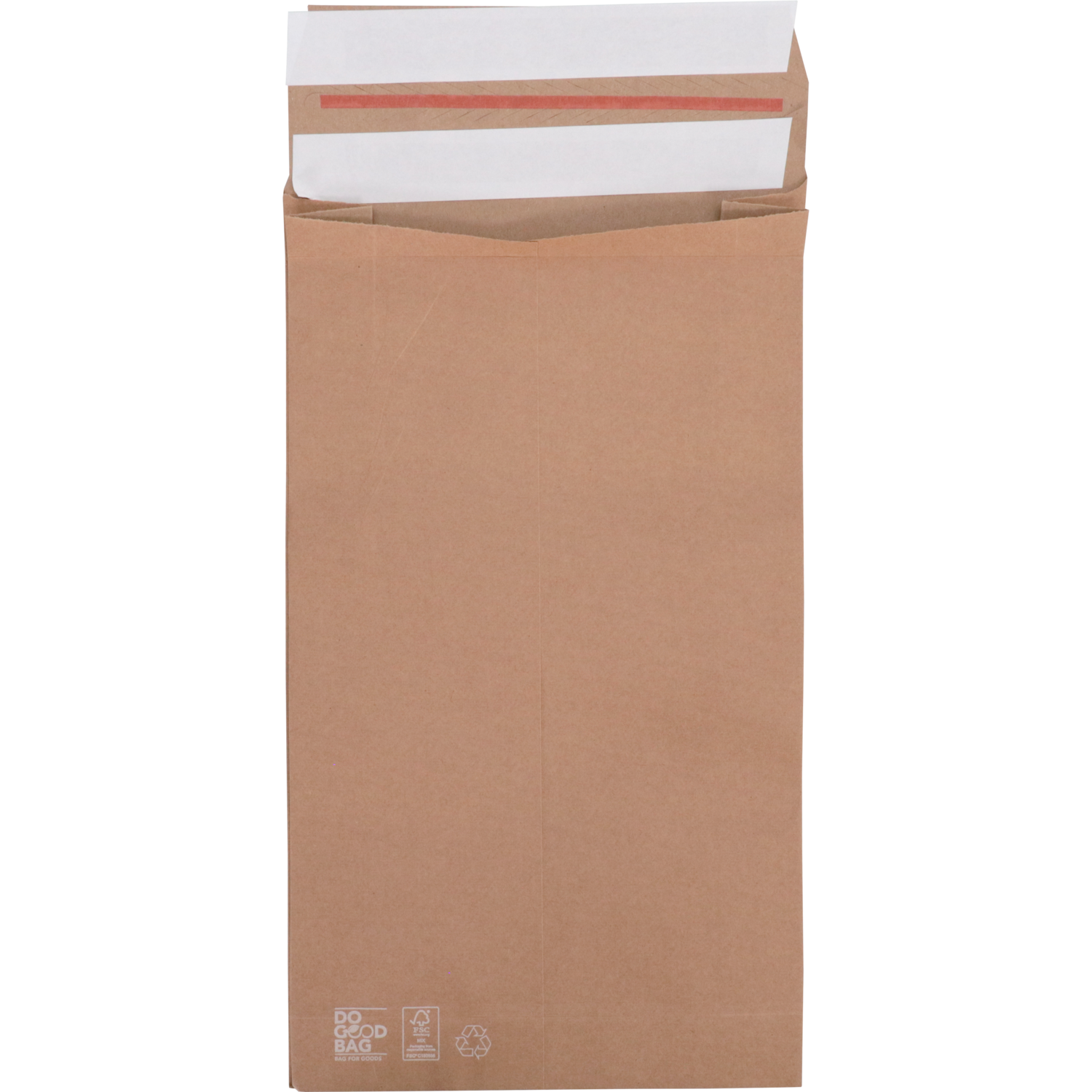 Klika - Sobre | bolsa de envío | 430x250mm | papel | marrón | 100 piezas