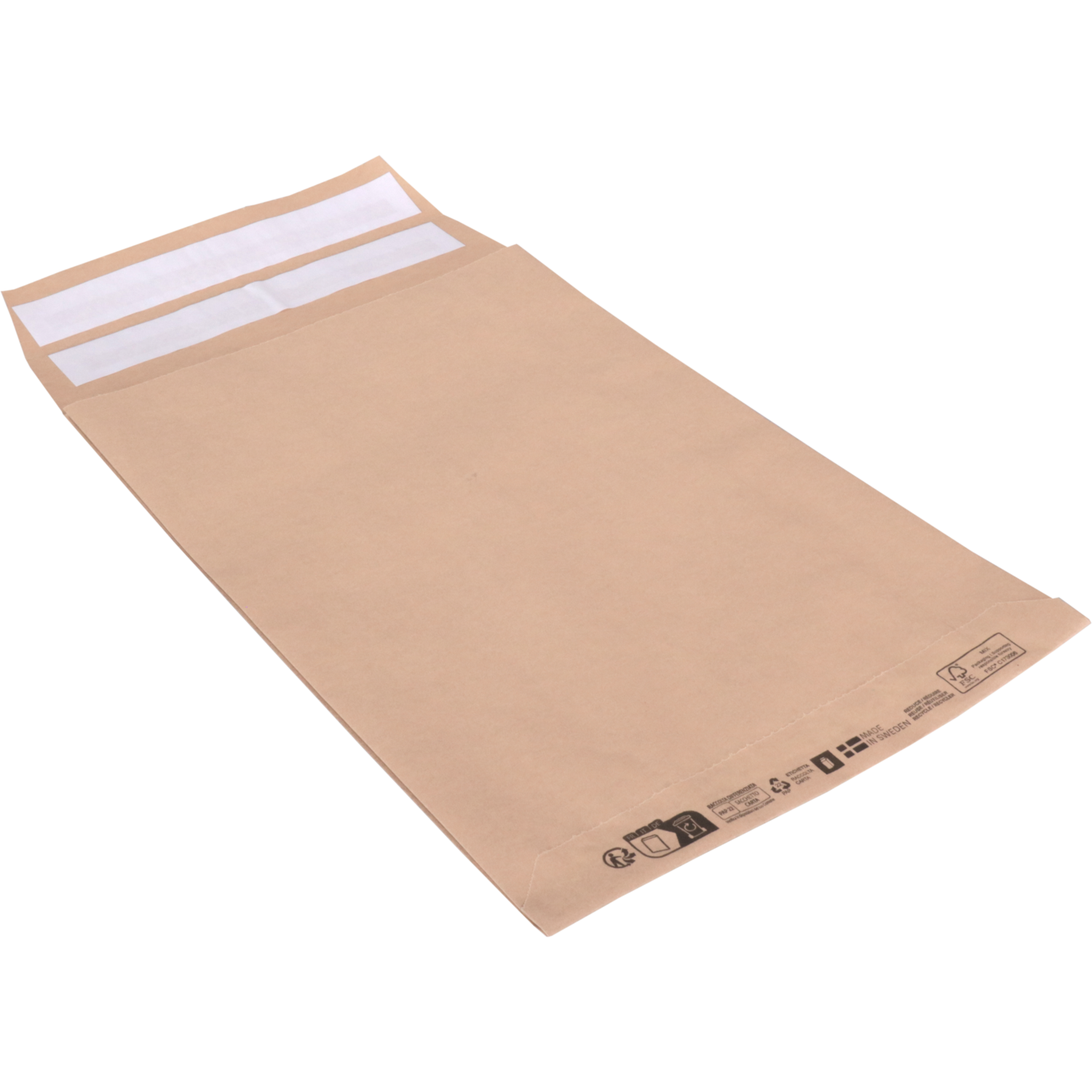 Paardekooper - Zak | Borsa per la spedizione | Carta | S | 230x340mm | marrone | 500 pezzi