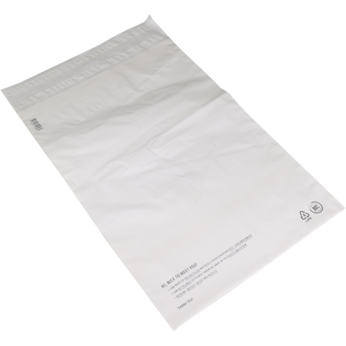 Klika - Bag | Versandtasche Recyceltes LDPE | 40x56cm | 65my | Weiß | 350 Stücke