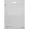 Klika - Zak | Verzendzak met handvat | Gerecycled LDPE | 50x70cm | 65my | wit | 50 stuks