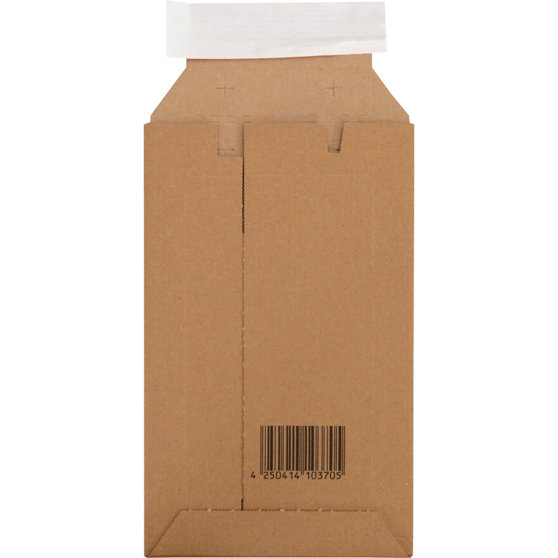 SendProof -  Envelop | verzendenvelop | 250x150mm | DVD | strip | golfkarton | bruin | 100 stuks