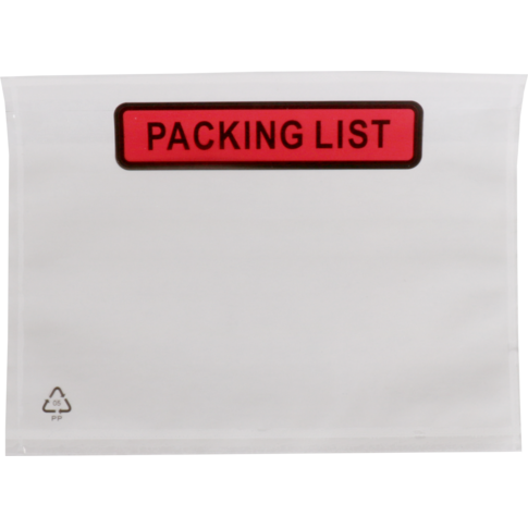 SendProof® - Envelop | paklijstenvelop | packing list | 160x122mm | A6/C6 | zelfklevend | lDPE | transparant | 1000 stuks