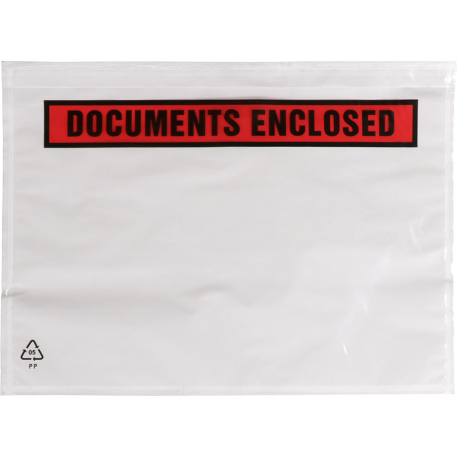 Sendproof® - Docubags 225x165mm - 235x175 mm A5 Document fermé 1000 pièces