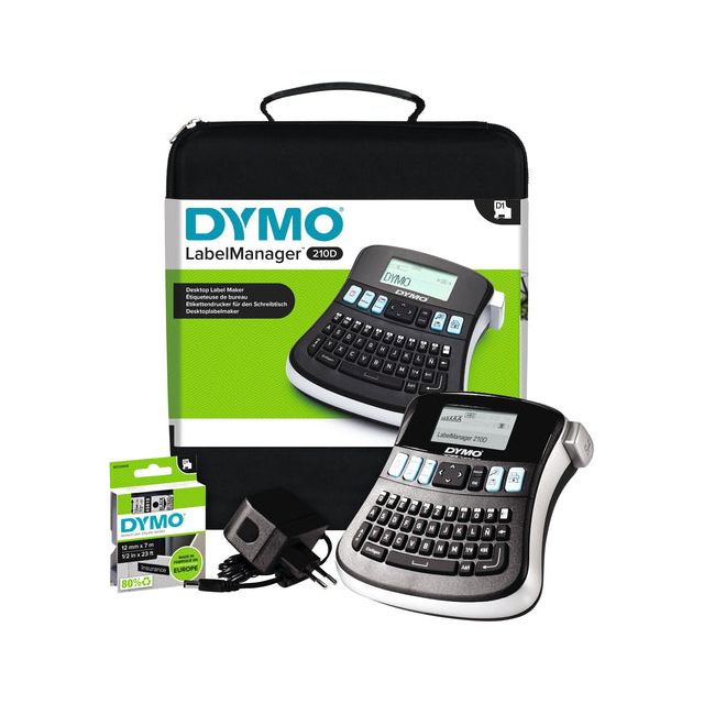 Dymo - Étiquette Imprimante Dymo LM 210D QWERTY 12 mm Suitcase | 1 pièce