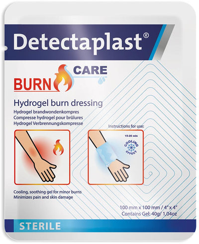 Detectaplast -  Burn Care hydrogel compres voor brandwonden, ft 10 x 10 cm