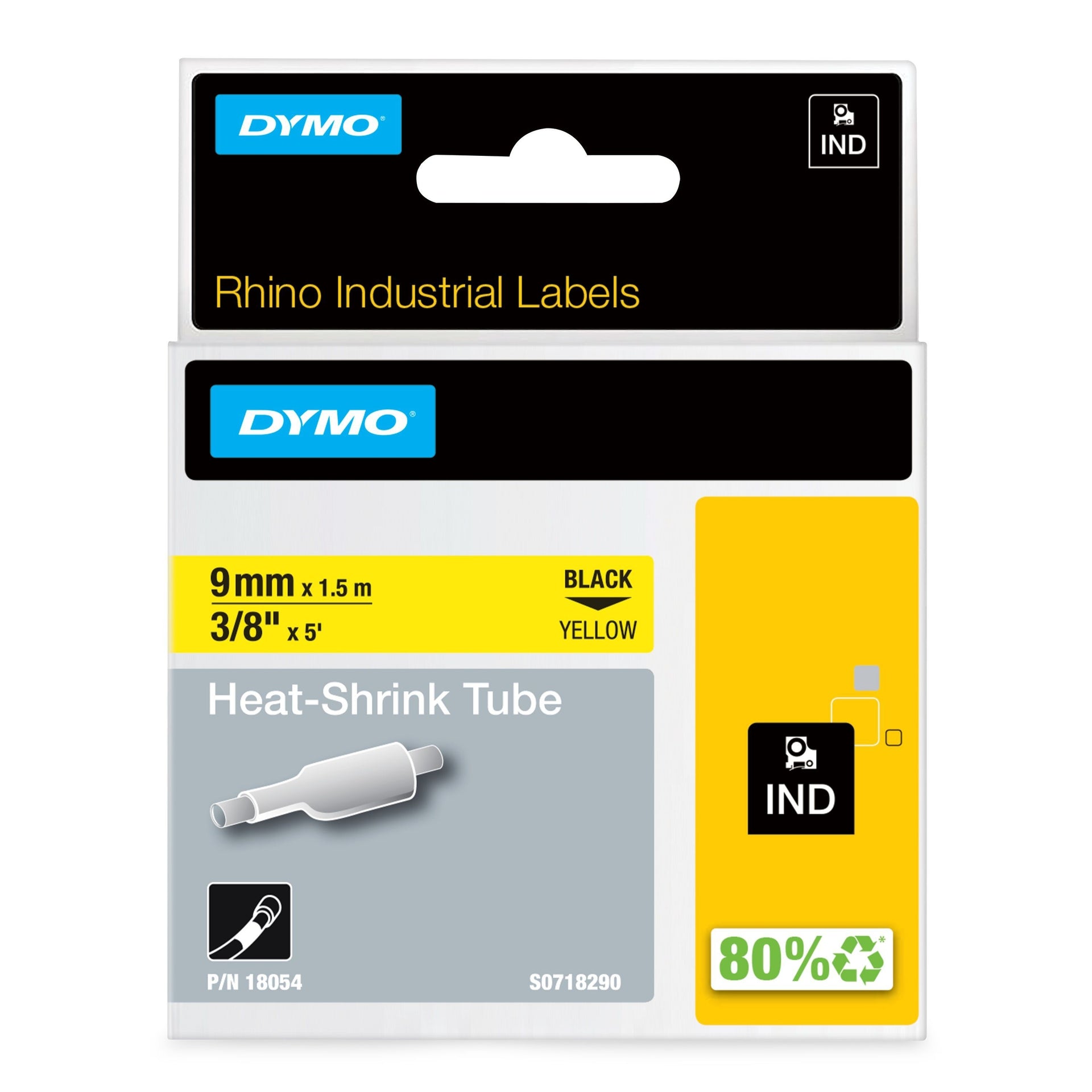Dymo - Labele rhino industrial heat shrink tubing 9mm gl