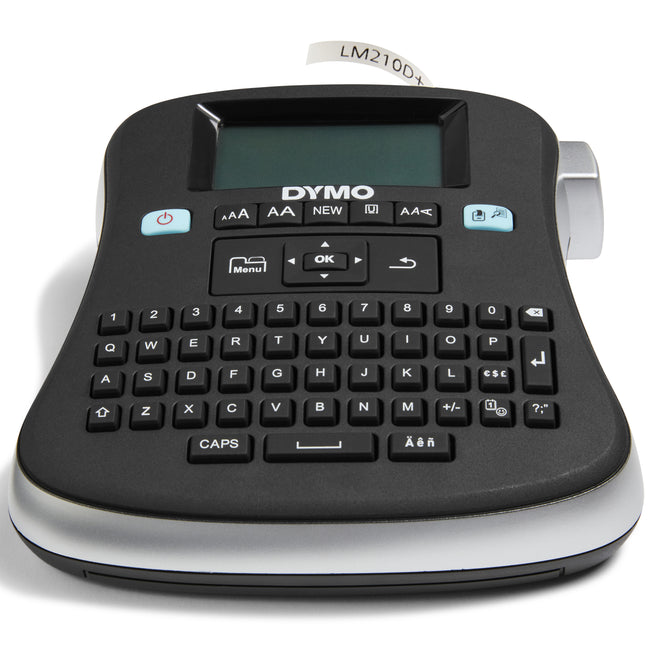 Dymo - Impresora de etiquetas LabelManager 210D portátil qwerty 12mm negra