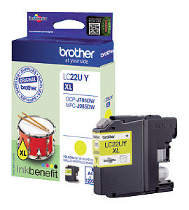 Brother - Inktcartridge LC-22UY geel