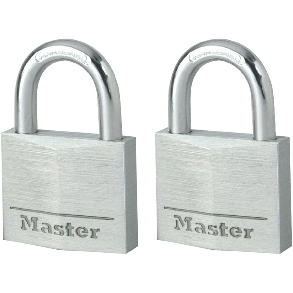 De Raat - padlock with key lock, model 9130EURT, pack of 2 pieces