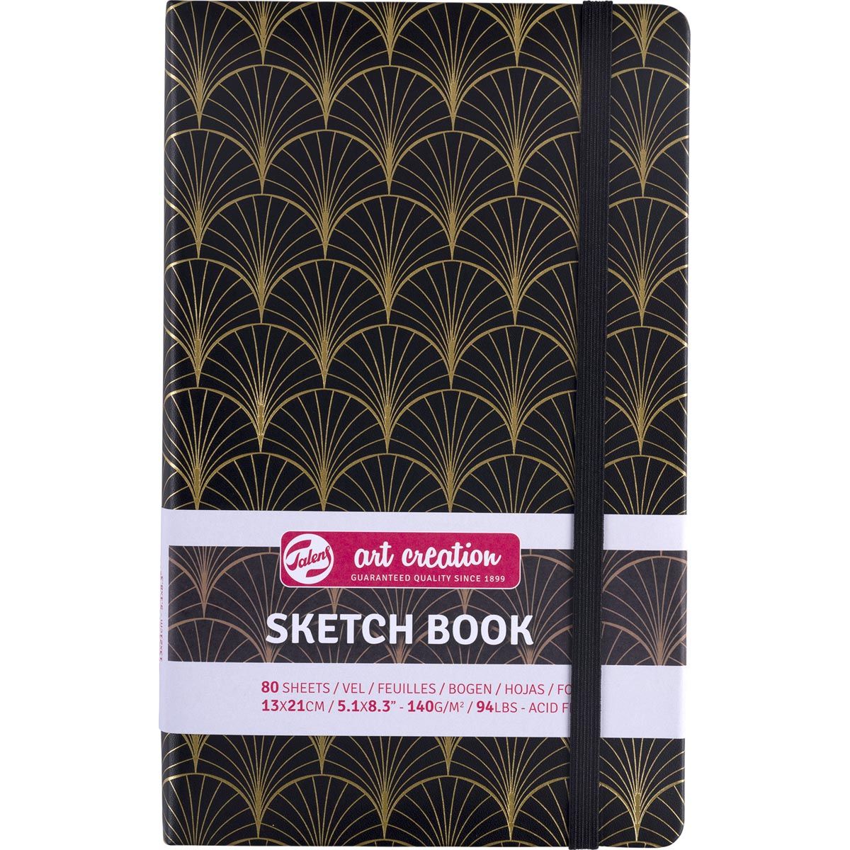 Talens Art Creation -  Art Creation schetsboek Art Deco, 140 g/m², ft 13 x 21 cm, 80 vel
