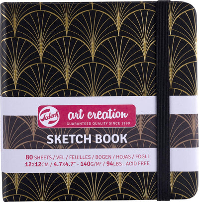Talens Art Creation -  Art Creation schetsboek Art Deco, 140 g/m², ft 12 x 12 cm, 80 vel