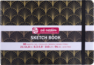 Talens Art Creation -  Art Creation schetsboek Art Deco, 140 g/m², ft 21 x 14,8 cm, 80 vel