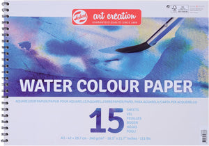 Talens Art Creation - Papel de acuarela Art Creation, 240 g, pies A3, bloque de 15 hojas