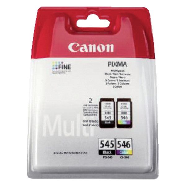 Canon-Inkcartridge Canon PG-545 + Cl-546 Schwarz + Farbe