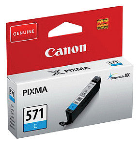 Canon - Inkcartridge CLI -571C, 173 Fotos, OEM 0386C00, Cyan