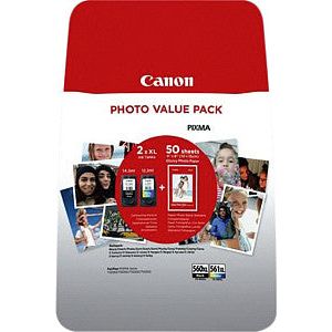 Canon - Inktcartridge canon pg-560xl cl-561xl photo value | Blister a 3 stuk