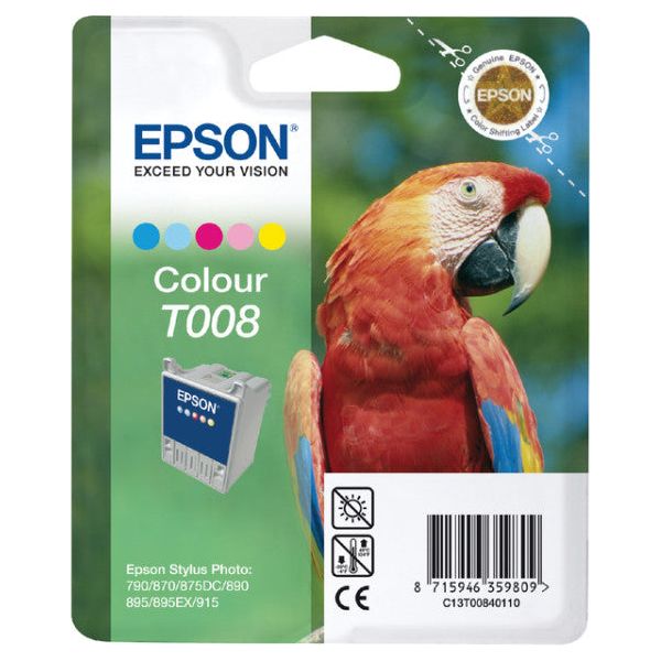 Cartouche à encre epson t008401 couleur