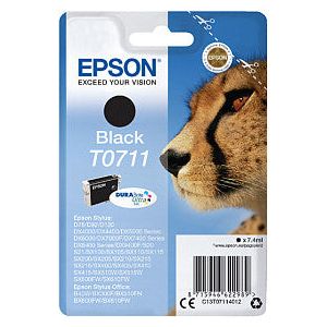 Epson - Inkcartridge Epson T0711 Black | Blister un 1 morceau
