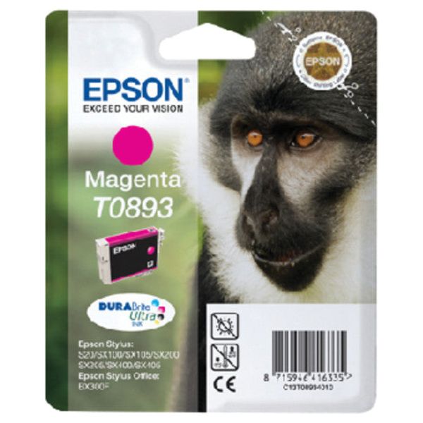 Epson - Inkcartridge Epson T0893 Red | 1 pièce