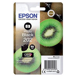 EPSON - Inkcartridge Epson 202 T02F14 Photo Black | Blister un 1 morceau