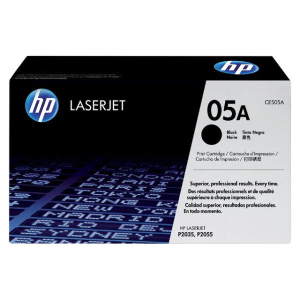 HP - toner 05A, 2 300 pagina's, OEM CE505A, zwart