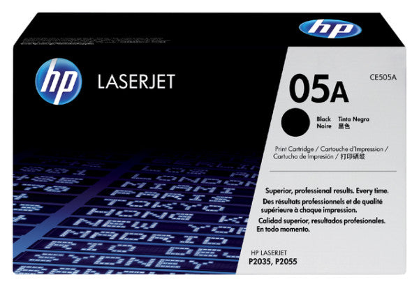 HP - Toner 05A, 2 300 pages, OEM CE505A, noir