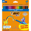 BIC -  Kids kleurpotlood Evolution, blister van 18 + 6 gratis