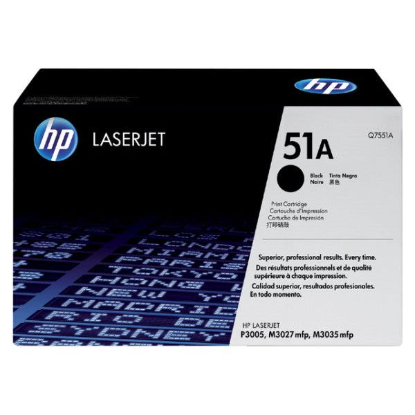 HP - Tonercartridge  q7551a 51a zwart