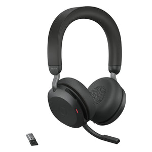JABRA -   Evolve2 75 Headset Draadloos Hoofdband Kantoor/callcenter Bluetooth Zwart