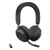 JABRA -   Evolve2 75 Headset Draadloos Hoofdband Kantoor/callcenter Bluetooth Zwart