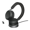 JABRA -   Evolve2 75 Headset Bedraad en draadloos Hoofdband Kantoor/callcenter Bluetooth Oplaadhouder Zwart
