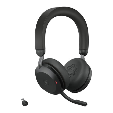 JABRA -   Evolve2 75 Headset Draadloos Hoofdband Kantoor/callcenter Bluetooth Zwart