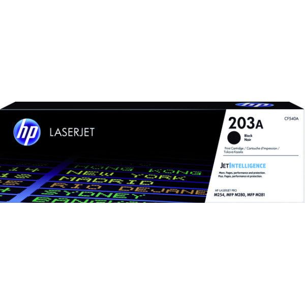 HP - Toner 203a, 1 400 Seiten, OEM CF540A, Schwarz