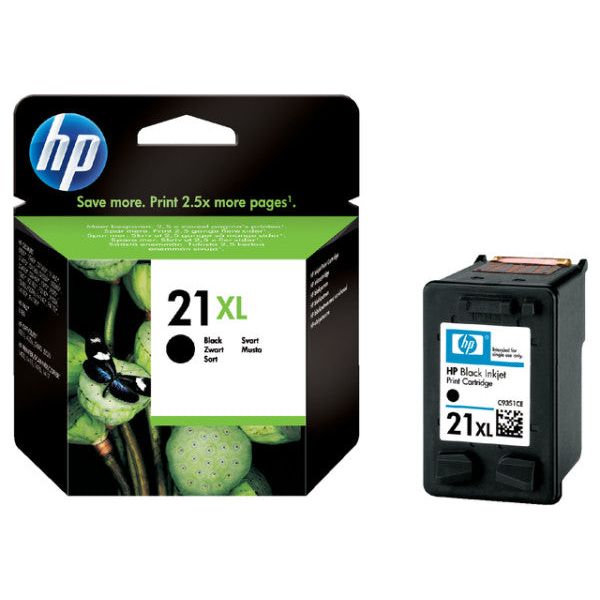 HP - Inktcartridge  c9351ce 21xl zwart