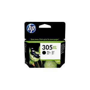 HP - Inkcartridge 305XL, 240 Seiten, OEM 3YM62AE, ​​Schwarz