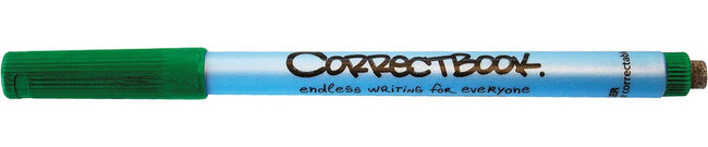 Correctbook - uitwisbare pen, schrijfbreedte: 0,6mm, groen