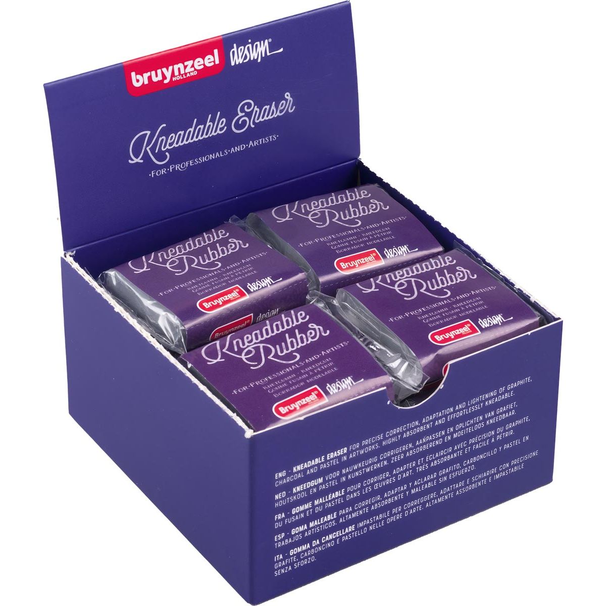 Bruynzeel - borrador amasado, caja de 22 piezas