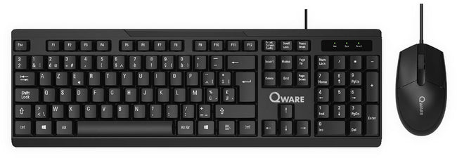 Qware - Qware toetsenbord Hamilton, azerty