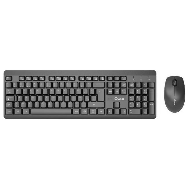 Qware - Qware draadloze deskset Nottingham, azerty