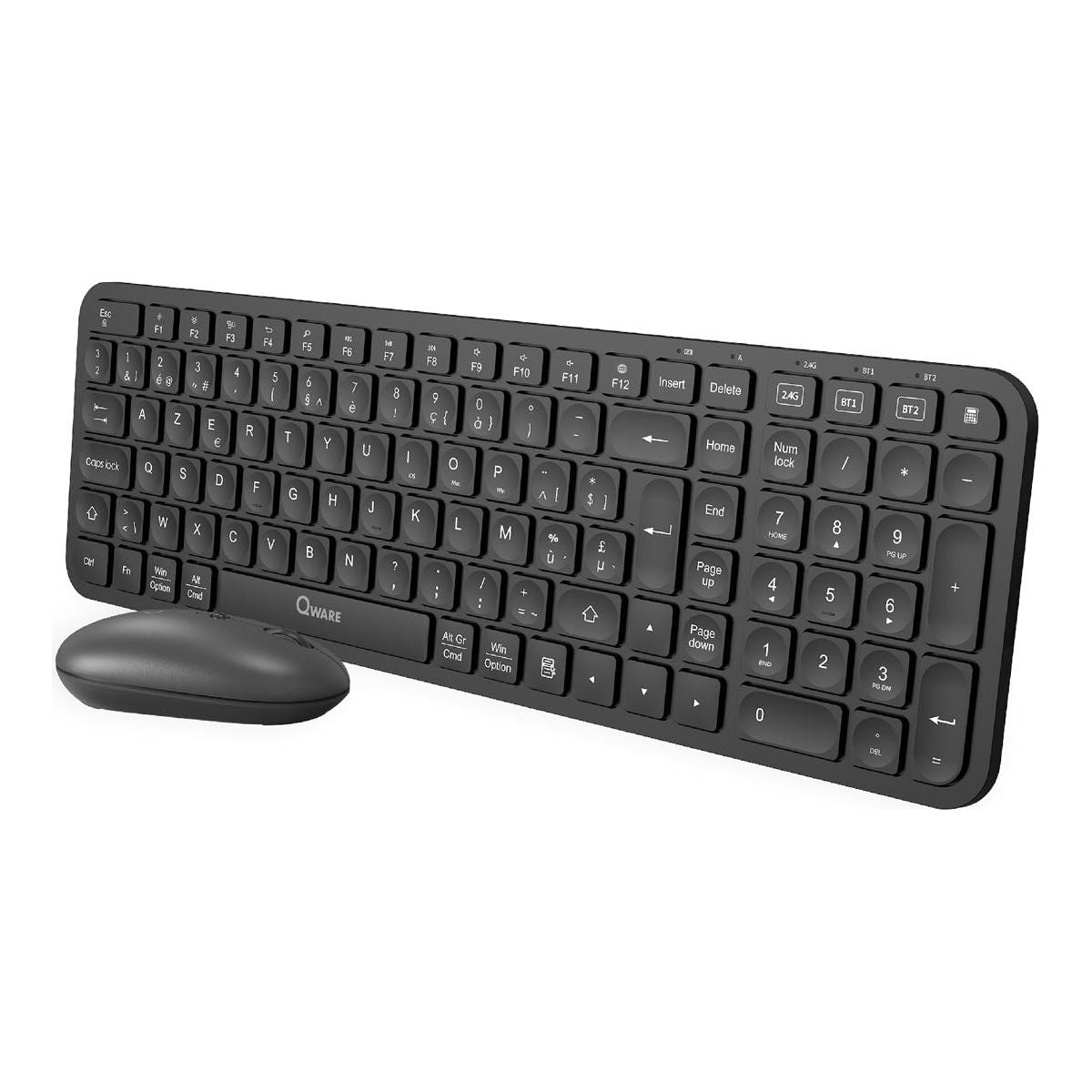 Qware - Qware draadloze deskset Coldfield, azerty