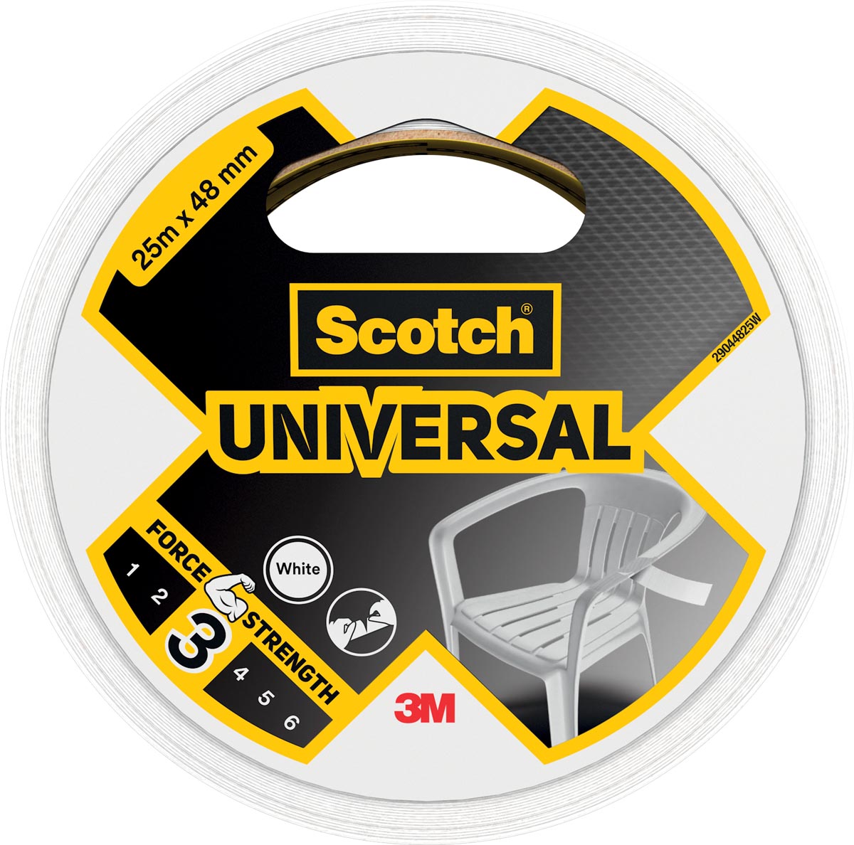 Scotch - condotto Universale, ft 48 mm x 25 m, bianco