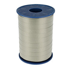 Curly Ribbon 10 mm x 250 Meter Farbe Grau Etain/Zinn 731