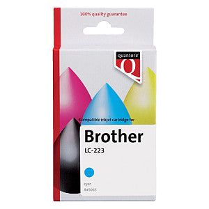 Quantore - Inktcartridge brother lc-223 blauw | Blister a 1 stuk