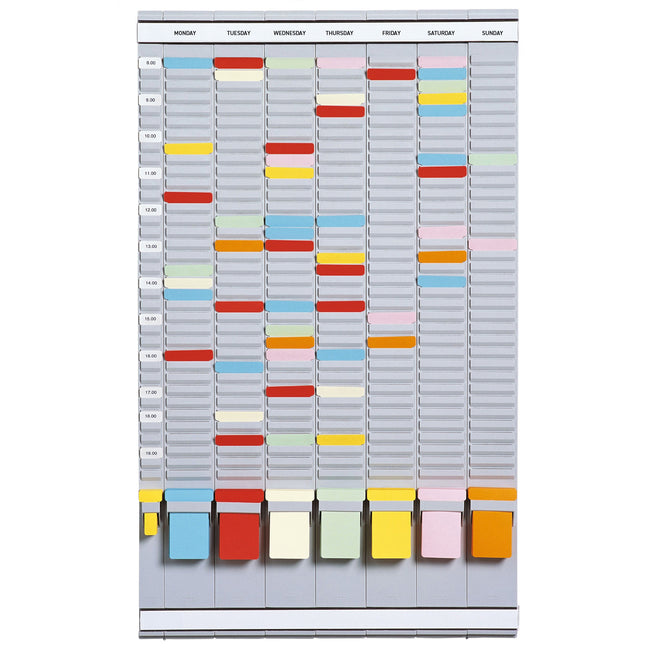 Djois - Plantafel Woche 35 Plätze grau