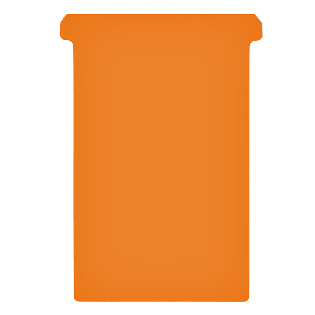 Jalema-Planboard T-card A5547-423 107 mm Orange | Emballez un 100 pièces | 5 pièces